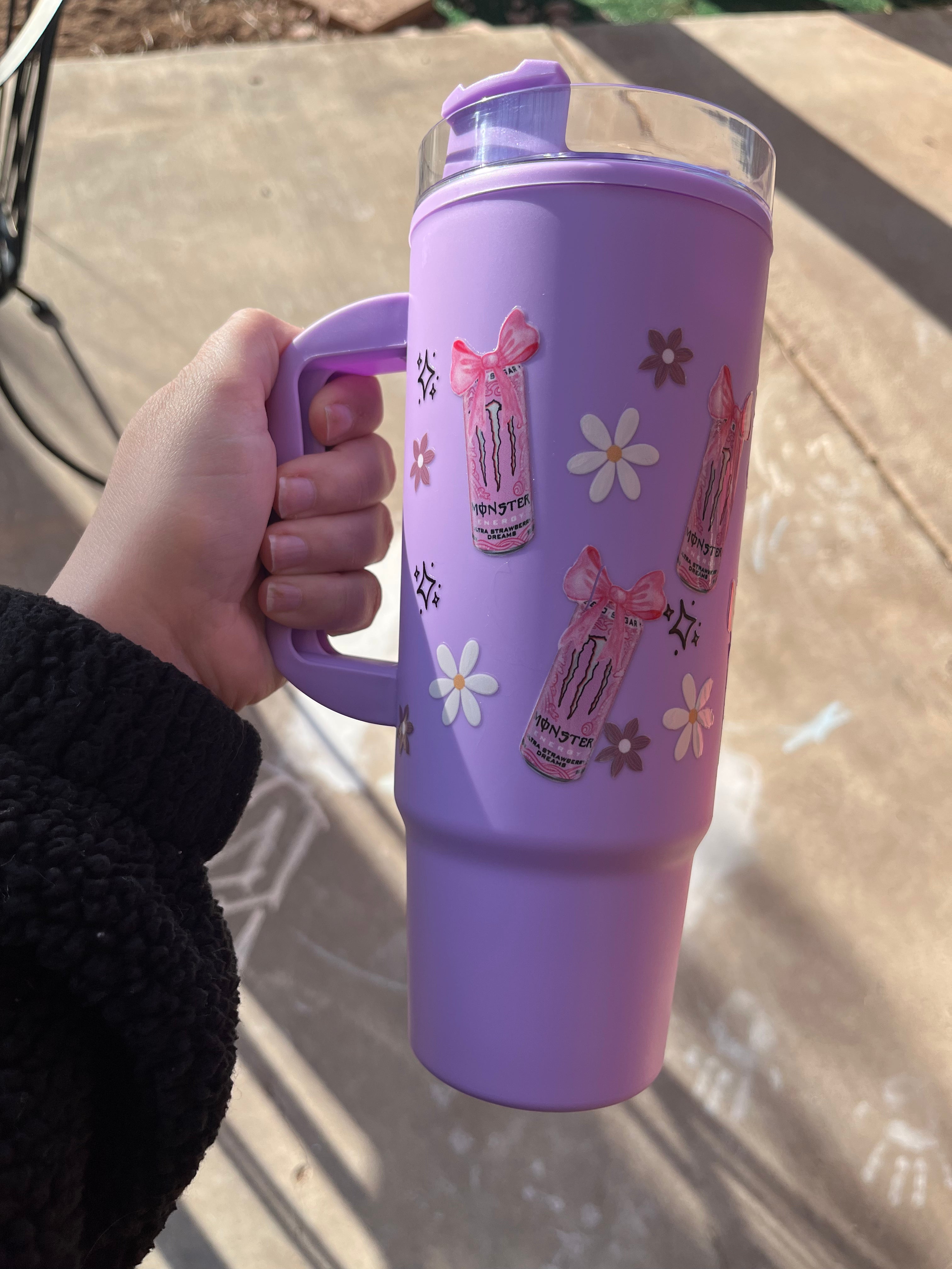 Oopsie Monster Drink Purple 40 OZ Tumbler