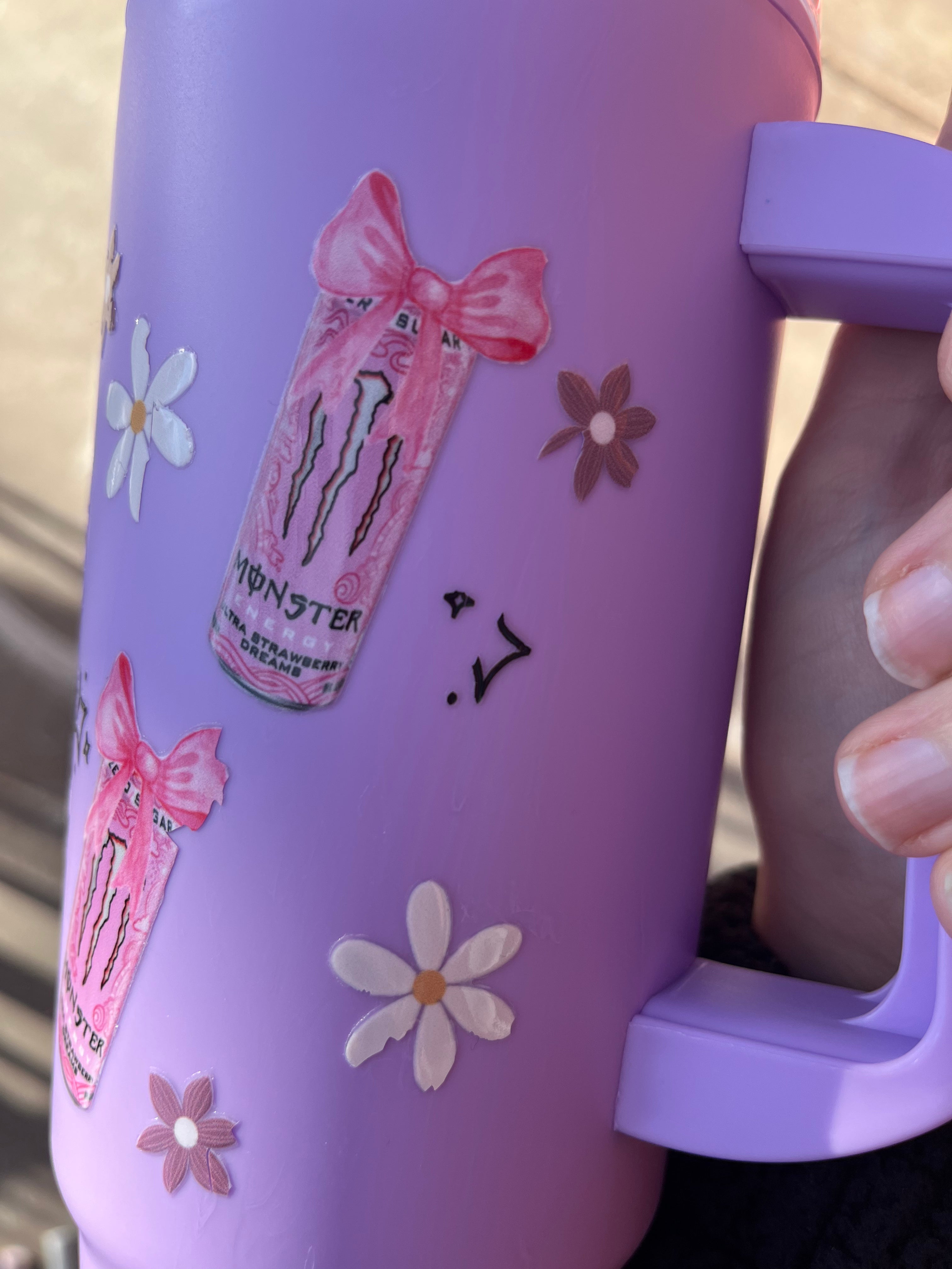 Oopsie Monster Drink Purple 40 OZ Tumbler